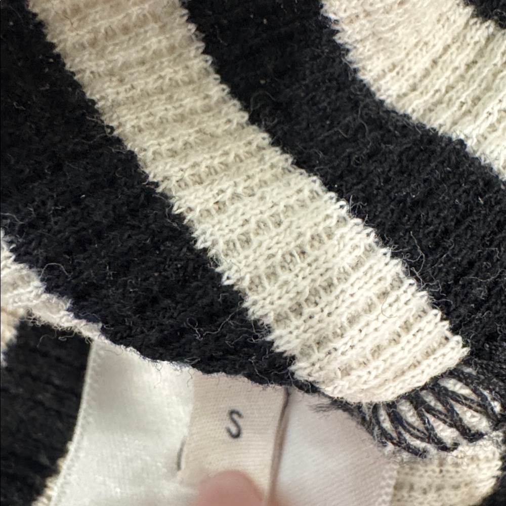 Celine Mariniere White Black Striped Ribbed Cotton Jersey Knit Tank Top size S - Picture 7 of 14